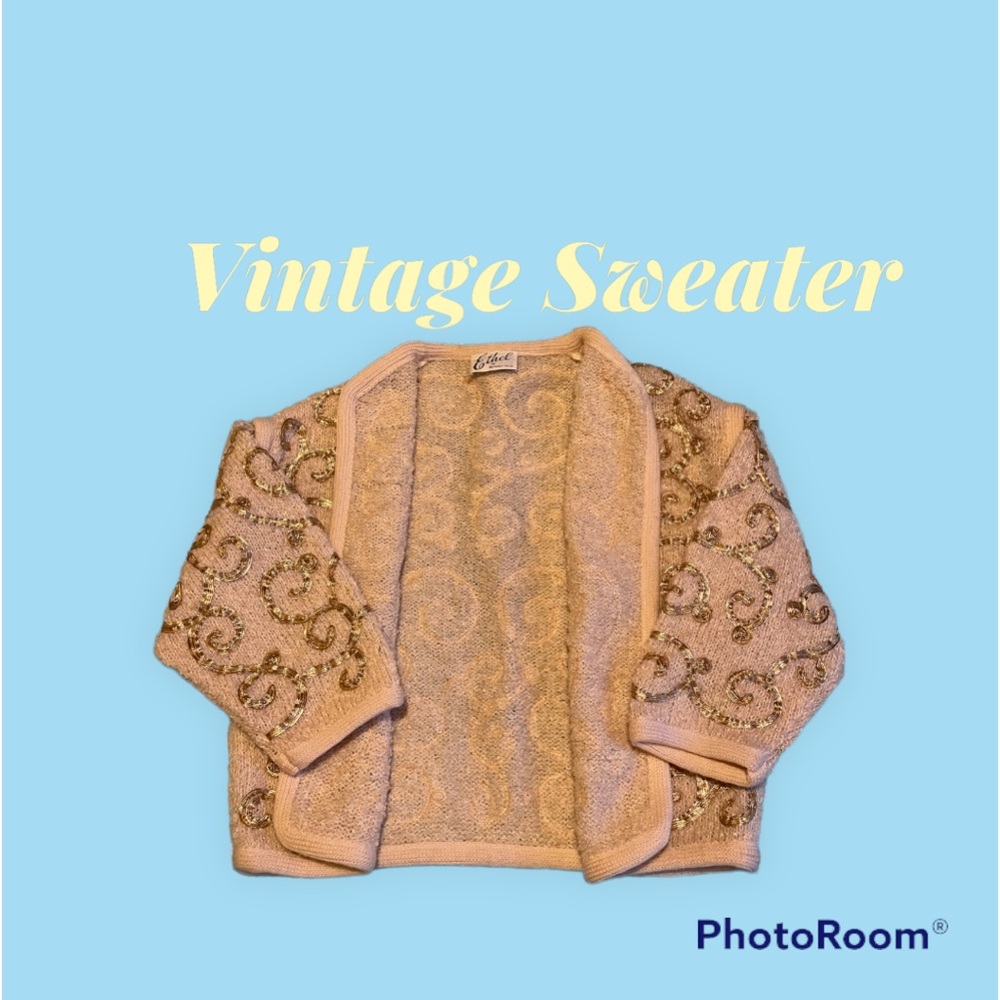 Amazing Vintage Ethel of Beverly Hills cardigan!